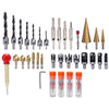 35Pcs/Set Wood Drill Bits Set Countersink Hinge Cork Drill Chamfering Tool Kit