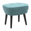 Modern Fabric Sofa Stool Upholstered Foot Rest Padded Seat Accent Chairs Lounge