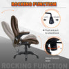 Reclining Faux Leather Office Swivel Computer Massage Chair Remote