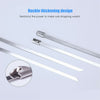 100Pcs 300 x 4.6 mm Heavy Duty Self-Locking Cable Zip Ties Wrap for Home Office