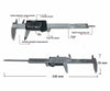 6 INCH DIGITAL VERNIER CALIPER 150MM STAINLESS STEEL MICROMETER ELECTRONIC TOOL