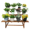 3 Tier Corner Plant Pot Stand Ladder Step Flower Display Wide Shelf Garden Decor