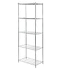 5 Tier Metal Storage Shelf Floor Standing Home Office Shelving Organizer Rack