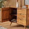 Buxton Real Mango Wood Sideboard Unit