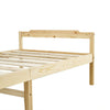 Single Bed Frame In White 3ft Solid Wooden Frame. Fits Single Mattress 190x90 cm
