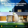 100 LED Solar Powered PIR Motion Sensor Garden Wall Light Security Flood Lights