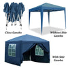 2MX2M 2.5MX2.5M 3MX3M Pop Up Gazebo Garden Party Tent With Sides Canopy Marquee
