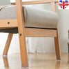 12 X Silicone Chair Leg Rectangle Covers Furniture Table Feet Floor Protectors
