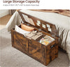 Vintage Large Chest Box Bedroom Rustic Hall Storage Shoe Bench Trunk Toys Wooden