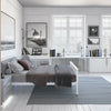 Stylish Double 4ft6 Wooden Bed Frame in White Strong Solid Bedstead Slat Bedroom
