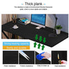 Black Home Office Computer Desk with Shelves Desktop PC Table Study Workstation