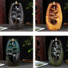 Mountain River Ceramic Backflow Insence Burner Waterfall Smoke Cone Holder Aroma
