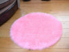 Small Plain Circle Round Circular Circles Soft Fluffy Fake Sheepskin Rugs Cheap