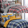 Stag Tartan 100% Brushed Cotton Flannelette Deer Quilt Duvet Cover Bedding Set