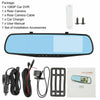 4.3'' HD Dual Lens Car DVR Dash Cam Front and Rear Mirror Camera Video Recorder
