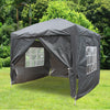 2.5x2.5m Pop Up Gazebo Marquee Outdoor Garden Party Tent Canopy 4 Side Panels