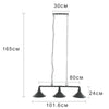 3 Way Industrial Retro Pendant Light Shade Suspended Ceiling Lights Style Lamp