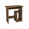 Small Desk with Shelves Keyboard Tray Computer Laptop Workstation Desktop Rustic