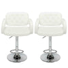2PCS Beauty Salon Chair Barber Hairdressing Swivel Chair Kitchen Bar Stool