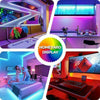 LED STRIP LIGHTS 5050 RGB COLOUR CHANGING TAPE UNDER CABINET KITCHEN TV USB UK