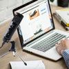 Microphone Mic Kit Jack Condenser Studio Tripod Stand For PC Laptop Recording KT