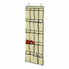 20 Pocket Over Door Hanging Shoe Rack Shelf Organiser Storage Stand Holder Beige