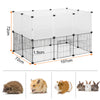 DIY Pet Fence 20pcs Puppy Dog Pen Pet Playpen Cat Rabbit Small Animals Cage Home