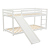 3ft Single Bunk Beds Pine Wood Kids Childrens Bed Frame High Sleeper with Slide