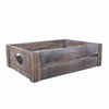 White/Brown Wooden Apple Crates Storage Box Display Tray Christmas Hampers