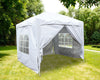 2.5x2.5m Outdoor Pop Up Gazebo Garden Party Marquee Tent with 4 Leg Weights Bags