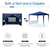 3x3M Heavy Duty Gazebo Marquee Canopy Waterproof Wedding Party Tent & Full Sides