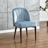 Velvet Dining Chairs Table and Chairs Set Small Lounge Sofa Padded Seat Modern