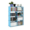 5 Tier Bookcase Shelf Drawer Racking Storage Shelving Units Heavy Duty Shelves