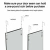 110CM Large Long Mirror Over Door Mirror Wall Hanging Full Length Bathroom Hooks