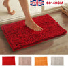 Fashion Soft Shaggy Bath Mat Non-slip Bathroom Rug Microfiber Floor Mat UK