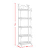 3/5 Tiers Metal Flower Pot Plant Stand Bookshelf Display Storage Corner Shelves