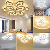 Modern 3/5/9 Heads Flower Ceiling Lights LED Chandelier Lamp Bedroom Living Room