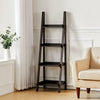 4 Tier Corner Shelf Ladder Bookcase Shelving Unit Storage Rack Plant Stand Brown
