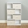 White Cube Kids Bedroom Unit & Storage Box Shelves Childrens Furniture