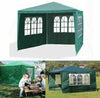 Gazebo 3x3M Heavy Duty Stronger Waterproof Fully Garden Canopy Tent With 4 Sides