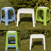 Large Tall Plastic Garden Stool Stackable Outdoor Indoor Chair Stool or Table