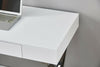 White High Gloss Dressing Table Computer Desk Office Vanity Console Home