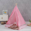 Large Canvas Children Indian Tent Teepee Kids Wigwam Indoor Outdoor Play House