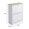 Shoe Cabinet Narrow Hallway Shoes Footwear Storage Cupboard Pull-Down Drawers