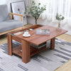 Wooden Sliding Top Coffee/Sofa/Tea Table Modern Living Room Bottom Storage Shelf
