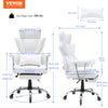 Executive Office Chair Reclining Office Chair with Footrest 90-120°Rocking