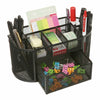 Metal Mesh Office Desk Stationary Organiser Set Pen Pencil Holder Storage Tidy