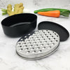 Kitchen Stainless Cheese Grater with Container Storing Fruits Cheese Box UK