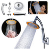 Large High Turbo Pressure Shower Heads Chrome Bath Powerful Energy Water Saving