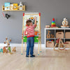 Kids Easel Wooden 2in 1 Blackboard Whiteboard White Drawing Writing Chalk Board